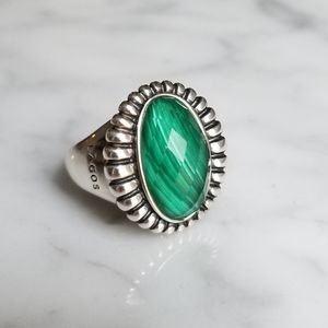 Lagos Malachite Doublet Ring